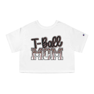 TBall Mom Cropped TShirt for Women