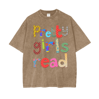 Pretty Girls Read Shirt in Oversized Style - Bookish Shirts