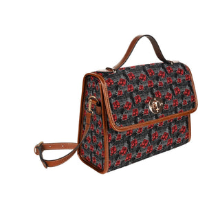 Women's Boxing Print Satchel Bag