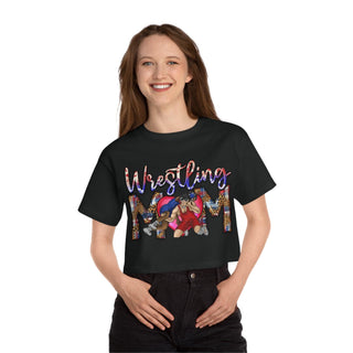 Wrestling Mom Cropped TShirt for Women