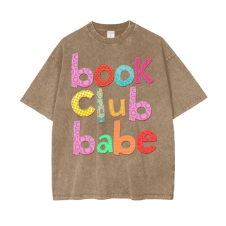 Book Club Babe Shirt in Oversized Style - Bookish Shirts