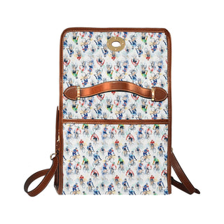 Women's Cycling Print Satchel Bag