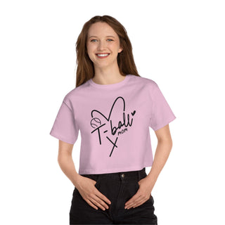 Tball Mom Cropped TShirt for Women