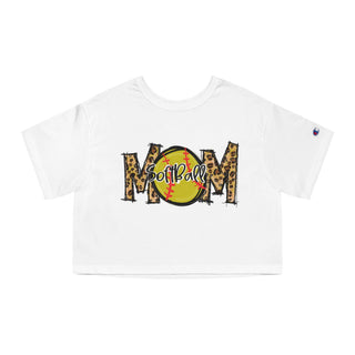 Softball Mom Cropped TShirt for Women