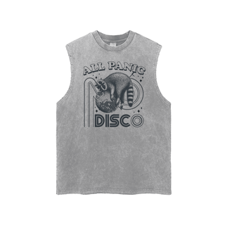 All Panic No Disco Tank Top In Oversized Style