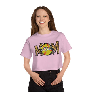 Softball Mom Cropped TShirt for Women