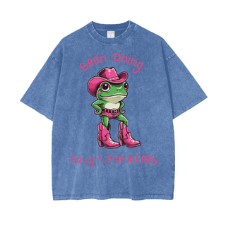 Funny Frog Cowgirl Shirt- Country Shirts for Women