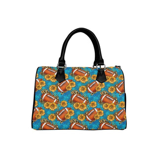 Barrel Handbag With Football Print