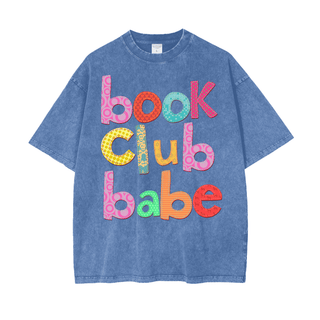 Book Club Babe Shirt in Oversized Style - Bookish Shirts