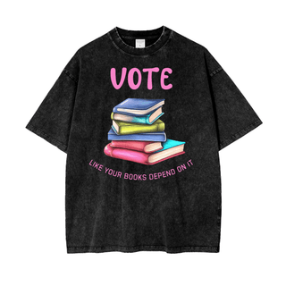 Vote Like Your Books Depend On It Kamala Shirt - Presidential Elections 2024 Shirt