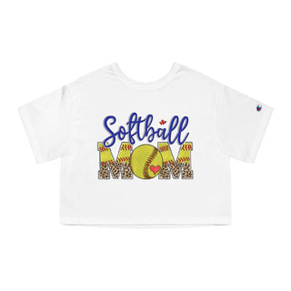 Softball Mom Cropped TShirt for