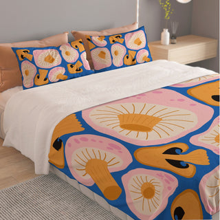 Mushrooms Duvet And Pillowcase Set