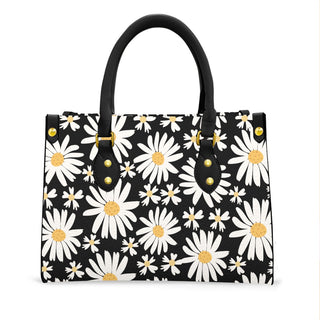 Black And White Daisy Handbag