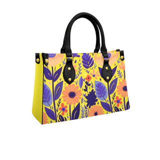 Yellow Floral Nordic Style Handbag