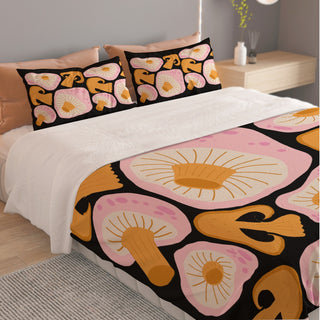 Abstract Vegan Themed Duvet And Pillowcase Set