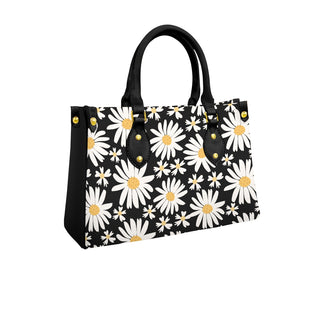 Black And White Daisy Handbag