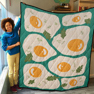 Fried Eggs Quilt And Quilt Sets