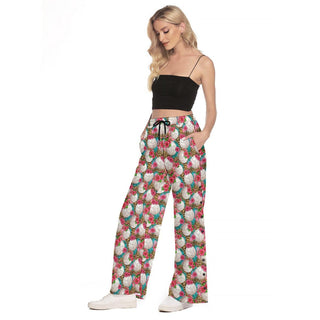 Volleyball Wide Leg Trouser Pants With Side Split