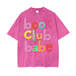 Book Club Babe Shirt in Oversized Style - Bookish Shirts