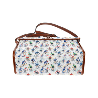 Women's Cycling Print Satchel Bag