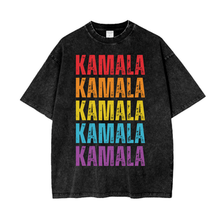 Rainbow Flag LGBTQ Kamala Shirt - Pro Gay Shirts for Kamala Supporters