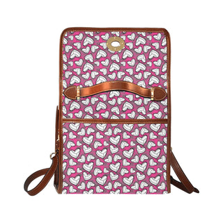 Volleyball Print Satchel Bag