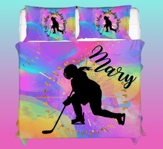 Customized Bed Set for Ice Hockey Kids - Colorfulmamas