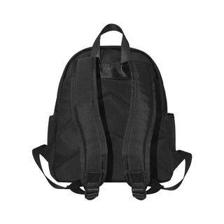 a black backpack on a white background