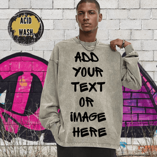 a man standing in front of a wall with graffiti