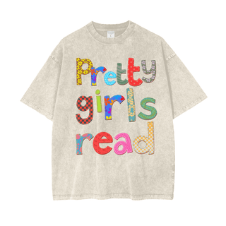 Pretty Girls Read Shirt in Oversized Style - Bookish Shirts