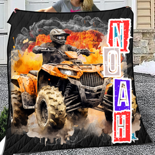 Boys Customized ATV Quilts