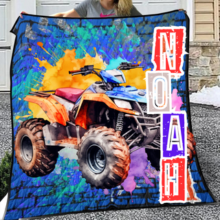 Add A Name - Boys ATV Quilt Sets