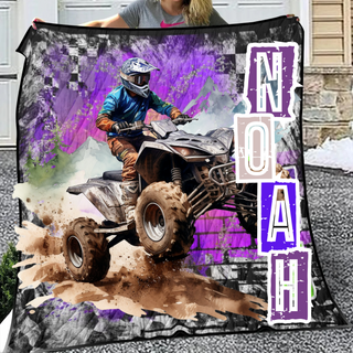 Personalized Boys ATV Quilt Bedding