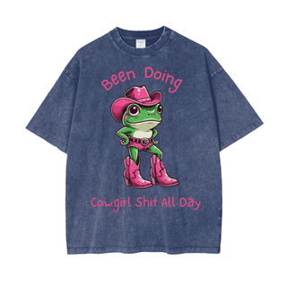 Funny Frog Cowgirl Shirt- Country Shirts for Women