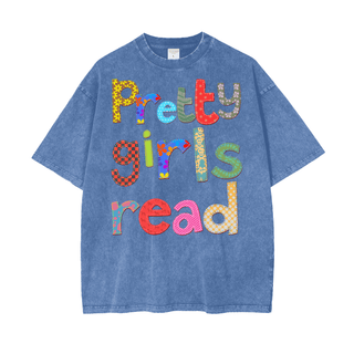 Pretty Girls Read  Shirt in Oversized Style - Bookish Shirts