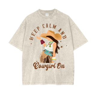 Keep Calm And Cowgirl Shirts - Country Shirts for Women