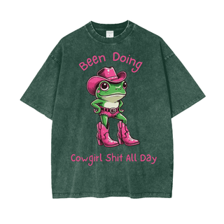 Funny Frog Cowgirl Shirt- Country Shirts for Women