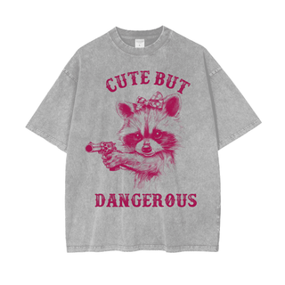 Cute But Dangerous Shirt - Funny Raccoon Shirt