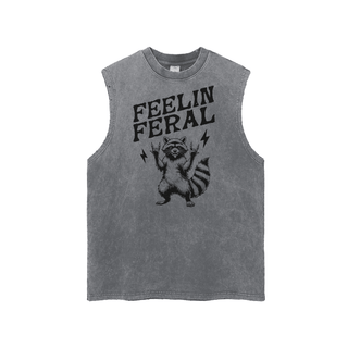 Oversized Feeling Feral Tank Top