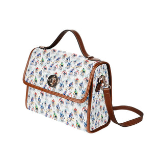 Women's Cycling Print Satchel Bag