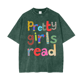 Pretty Girls Read Shirt in Oversized Style - Bookish Shirts