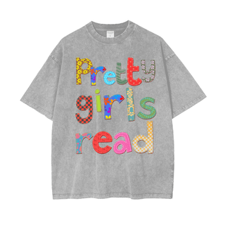 Pretty Girls Read Shirt in Oversized Style - Bookish Shirts