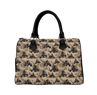 small chunky handbag for women faeturing sports patterns