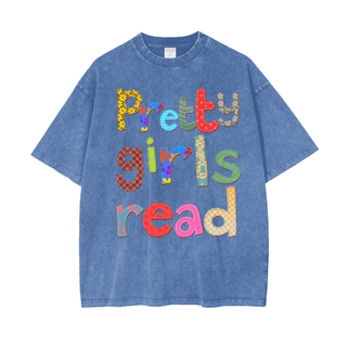 Pretty Girls Read Shirt in Oversized Style - Bookish Shirts