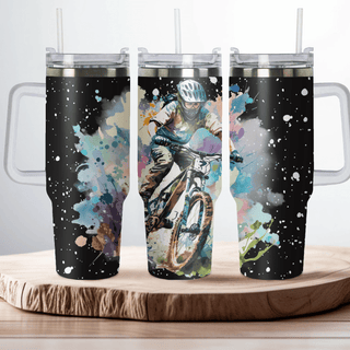 Mountain Biker Tumbler