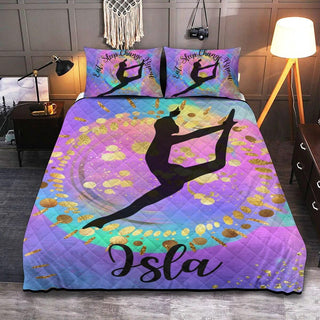 Gymnastics Quilt Cover And Pillowcase Set For GIrls