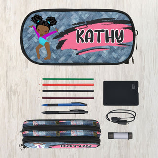 the contents of a personalized pencil case