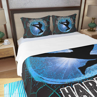 Surfing Duvet Cover And Pillowcase Set - Colorfulmamas