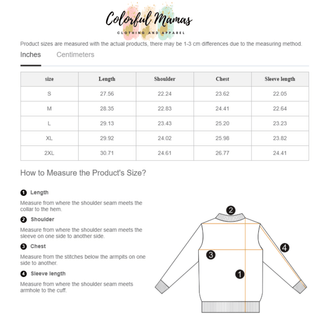 the measurements of a jacket for a child