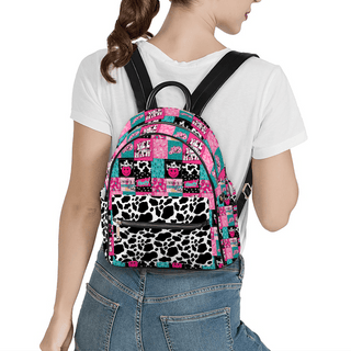 Small Fishing Print Backpack